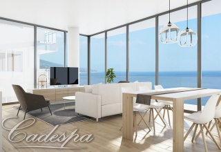 Квартира с боковым видом на море в новой резиденции