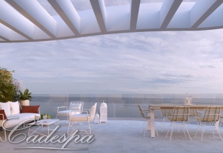Пентхаус с фантастическим видом на море в новом комплексе. 